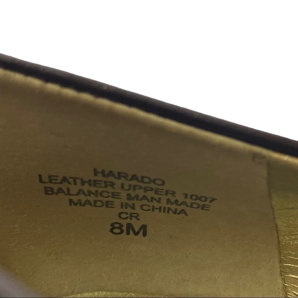 Nine West Harado Y2K Stacked Heel Leather Shoes. Size 8M - Picture 6 of 6